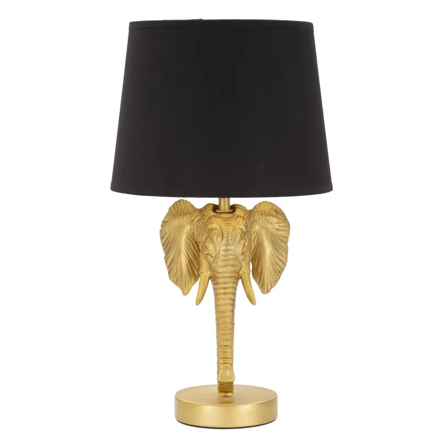 LAMPA STOŁOWA SŁOŃ 25X43 cm